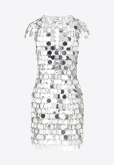 Sequin-Embellished Mini Dress