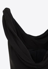 Twist Drape Maxi Dress