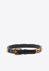 Greca Leather Choker