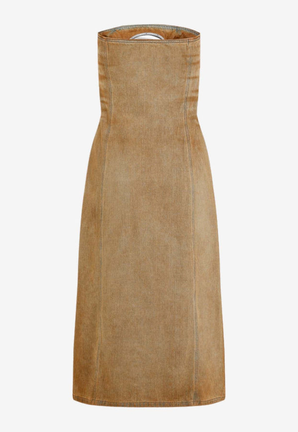 De-Vildress-Fsf Strapless Midi Dress