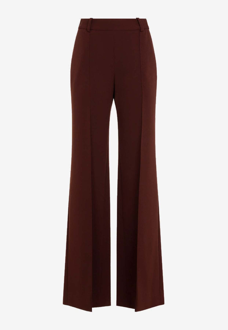 Flared Pleated Pants