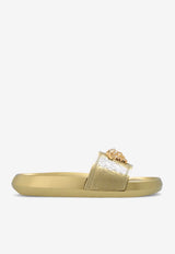 La Medusa Metallic Rubber Slides