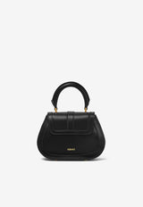 Mini Greca Goddess Top Handle Bag in Calf Leather