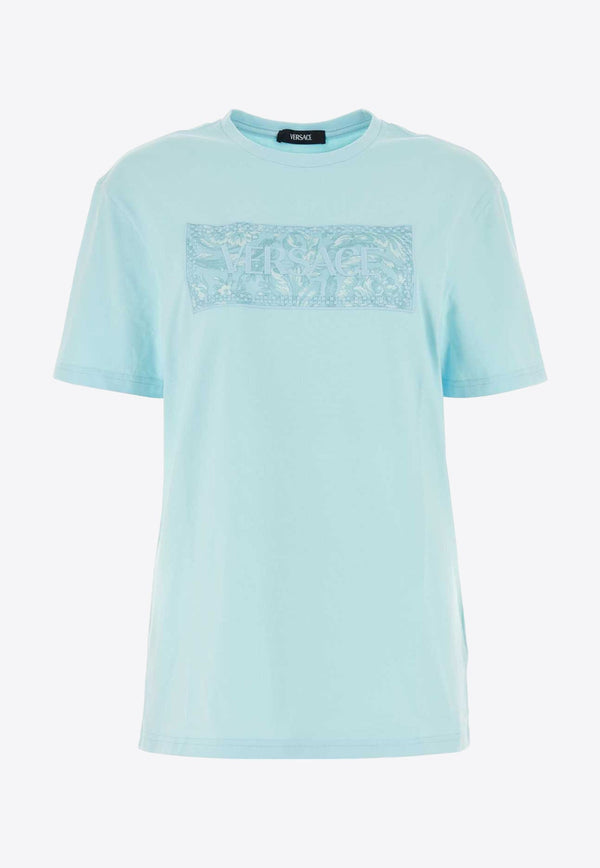 Logo Embroidery Short-Sleeved T-shirt