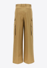 Wide-Leg Cargo Pants