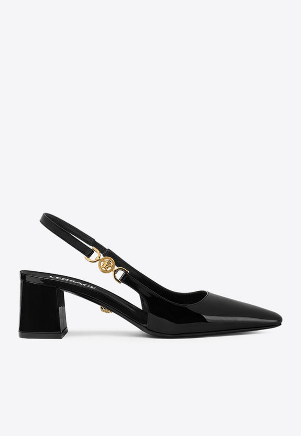 55 Medusa'95 Slingback Pumps in Patent Leather