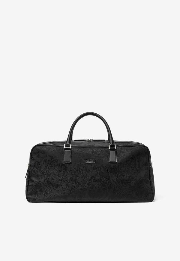 Barocco Jacquard Nylon Duffel Bag