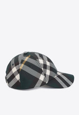 Checked Baseball Cap