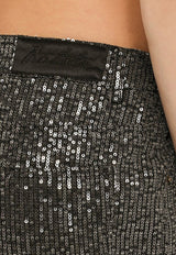 Sequined Mini Skirt