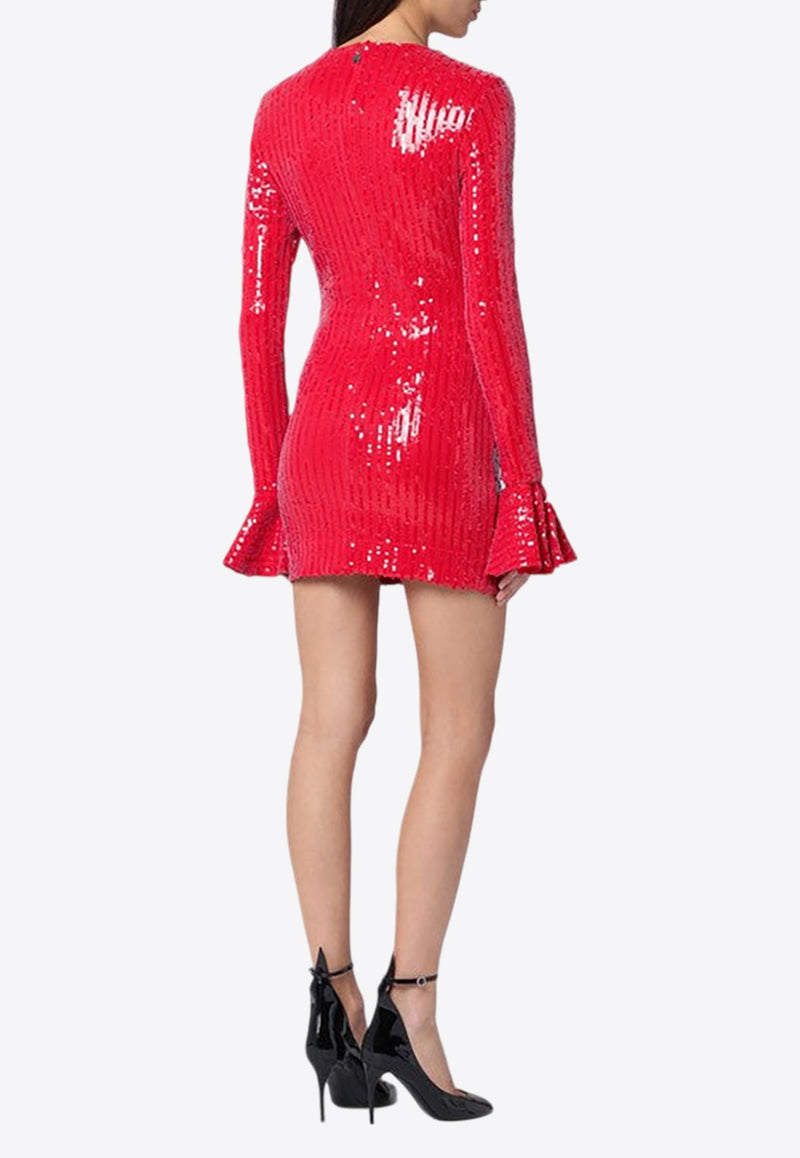 Sequined Mini Dress