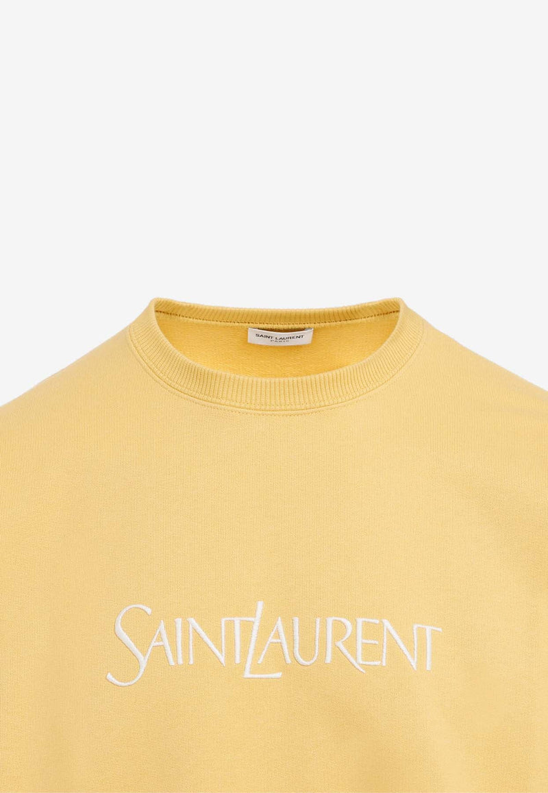 Logo Embroidered Sweatshirt