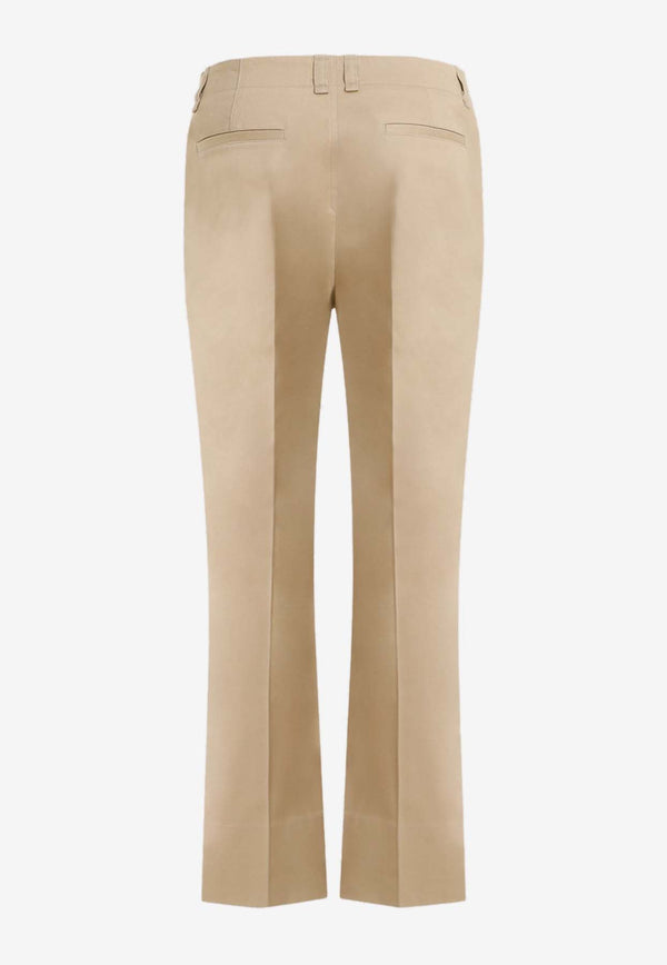 Straight-Leg Tailored Pants