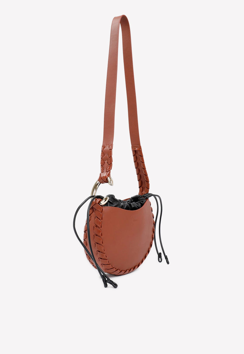 Small Mate Hobo Shoulder Bag in Calf Leather