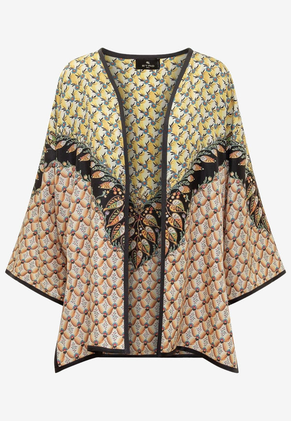 Floral Print Kimono Jacket