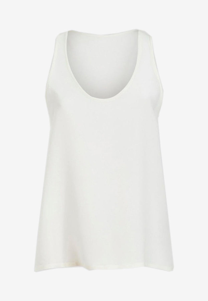 Silk Sleeveless Top