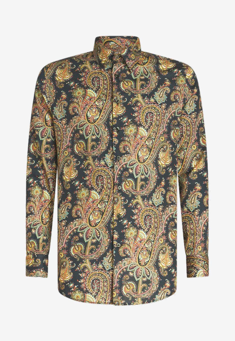 Ornamental Paisley Print Shirt