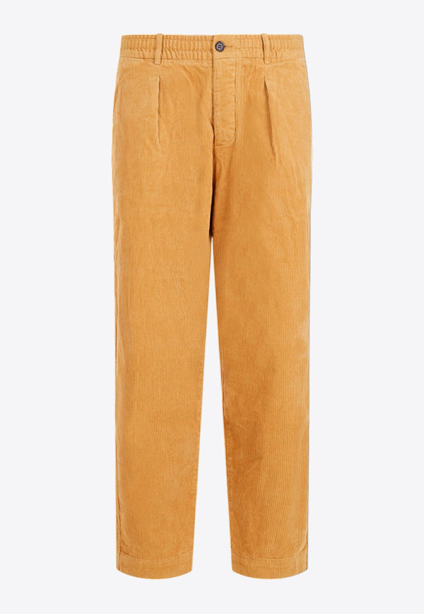 Straight-Leg Corduroy Pants