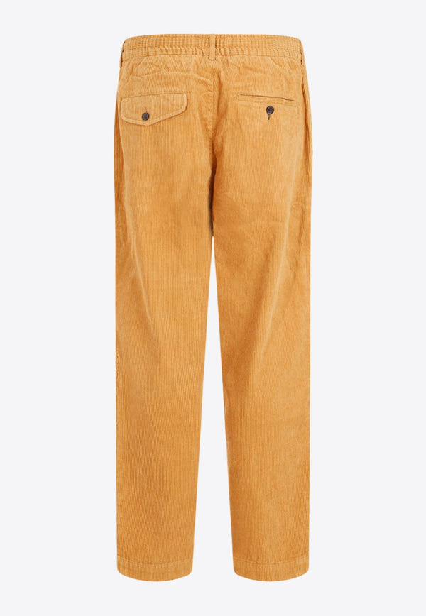 Straight-Leg Corduroy Pants