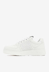 G4 Basket Sneakers in Calf Leather