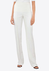 Classic Wool Straight-Leg Pants