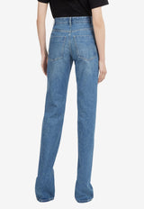 Washed-Out Slim Jeans