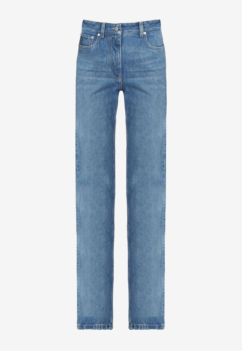 Washed-Out Slim Jeans