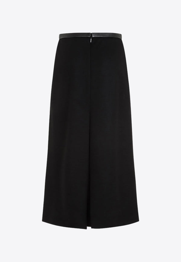 Wool Midi Skirt