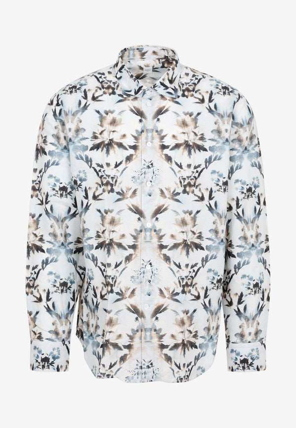 Long-Sleeved Printed Shirt