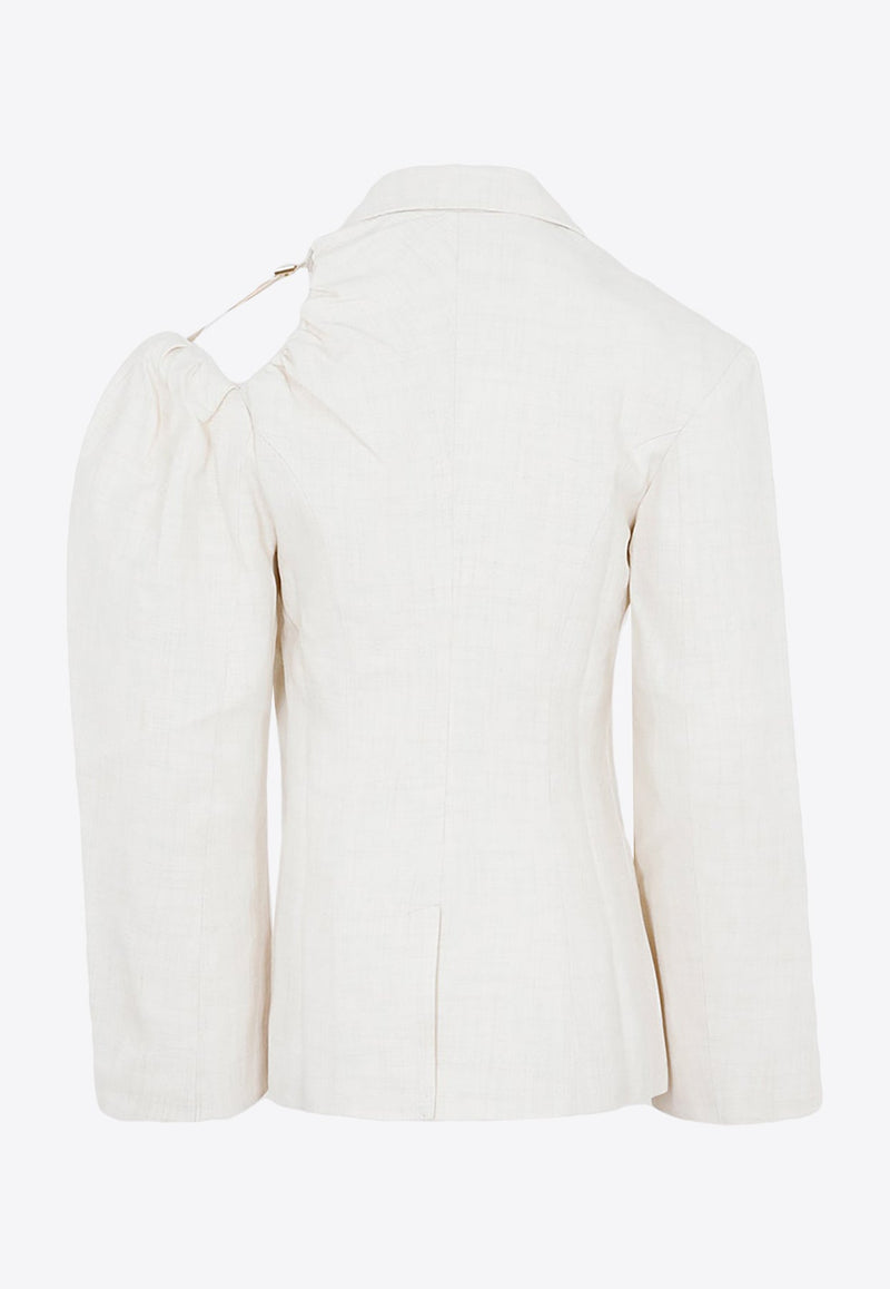 Deconstructed Galliga Jacket in Linen Blend
