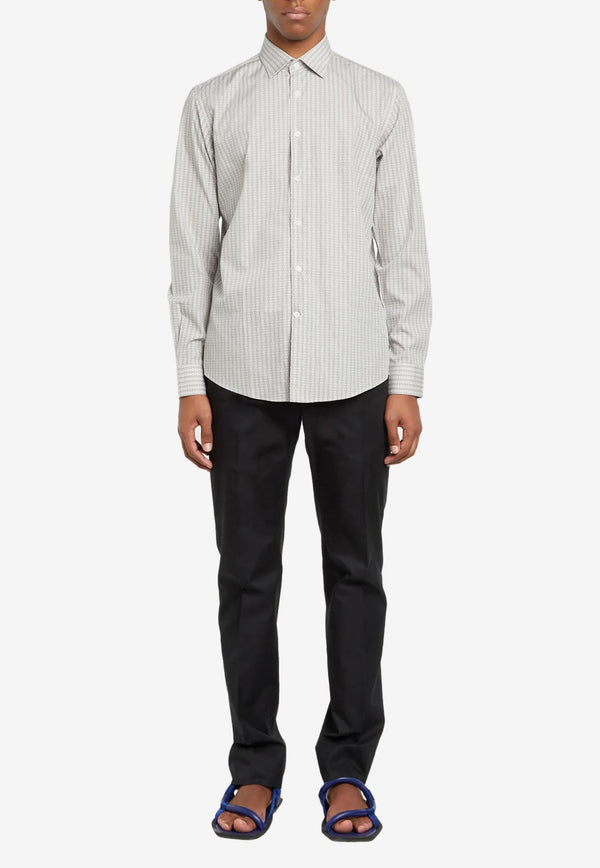 Gancini Button-Up Shirt