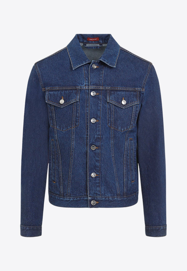 Long-Sleeved Denim Jacket