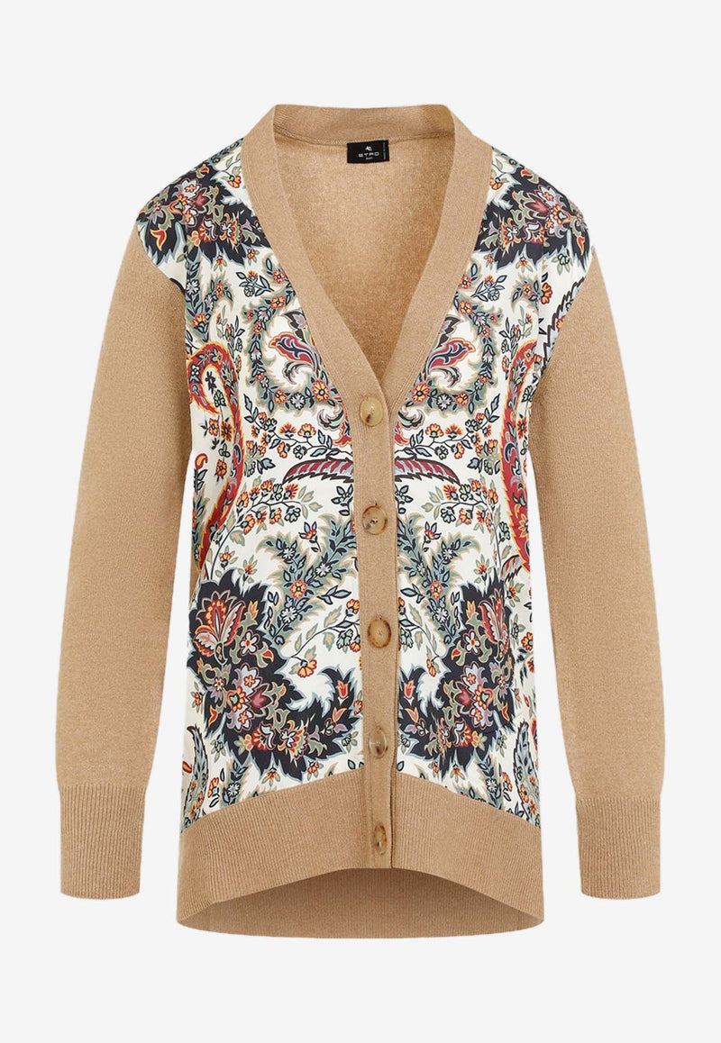 Paisley Print Cardigan