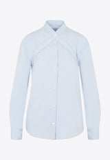 Cross Belt Poplin Shirt