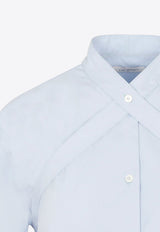 Cross Belt Poplin Shirt