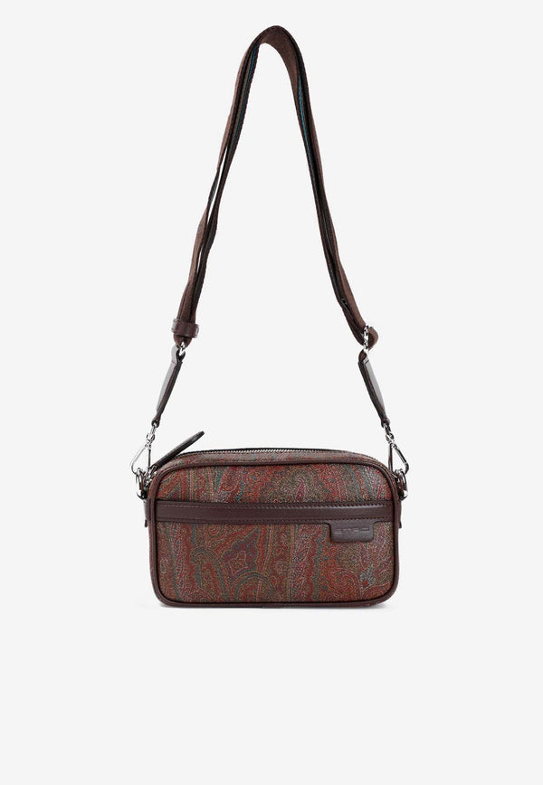 Mini Paisley Jacquard Crossbody Bag