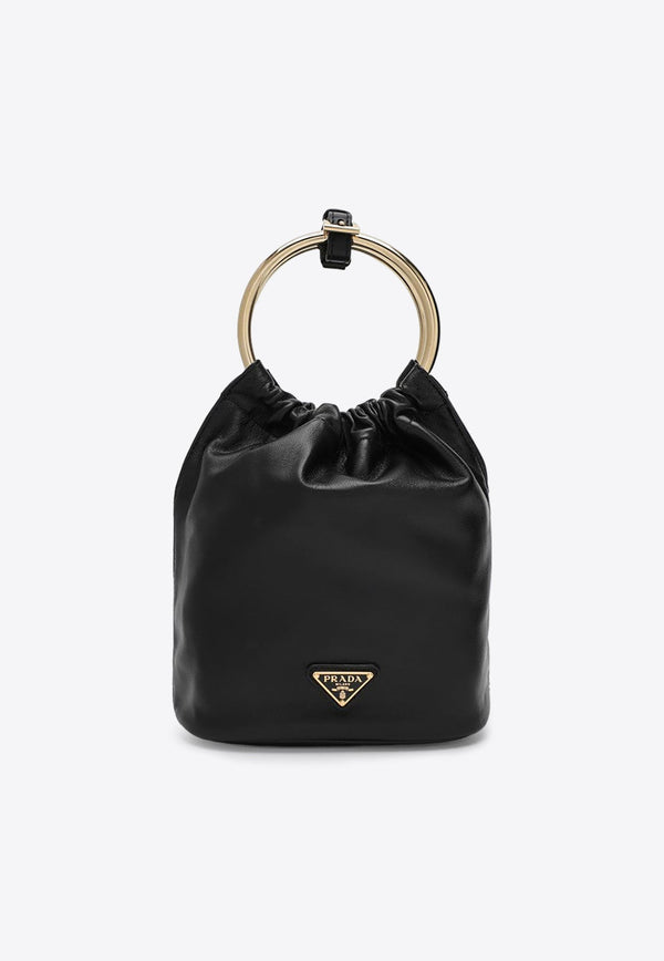 Mini Bucket Bag in Nappa Leather