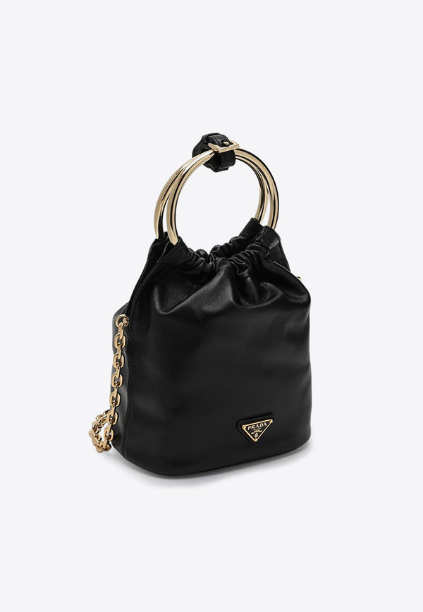 Mini Bucket Bag in Nappa Leather