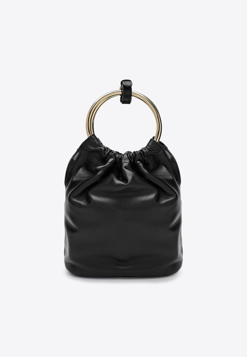 Mini Bucket Bag in Nappa Leather