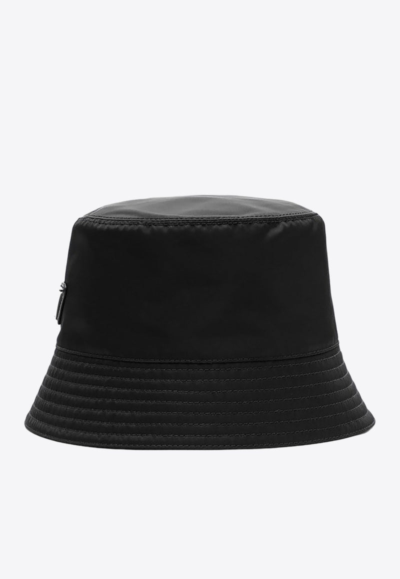 Triangle Logo Nylon Bucket Hat