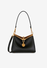 Mini Vela Leather Shoulder Bag