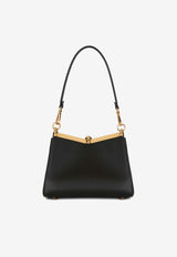 Mini Vela Leather Shoulder Bag