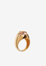 Signature VLogo Ring with Swarovski® Crystal