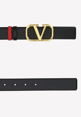 VLogo Reversible Leather Belt