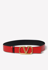 VLogo Reversible Leather Belt