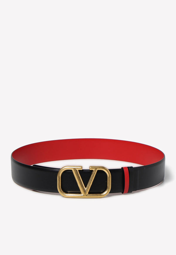 VLogo Reversible Leather Belt