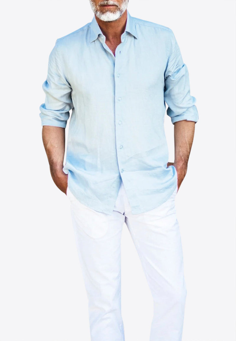 Divin Button-Up Shirt in Linen