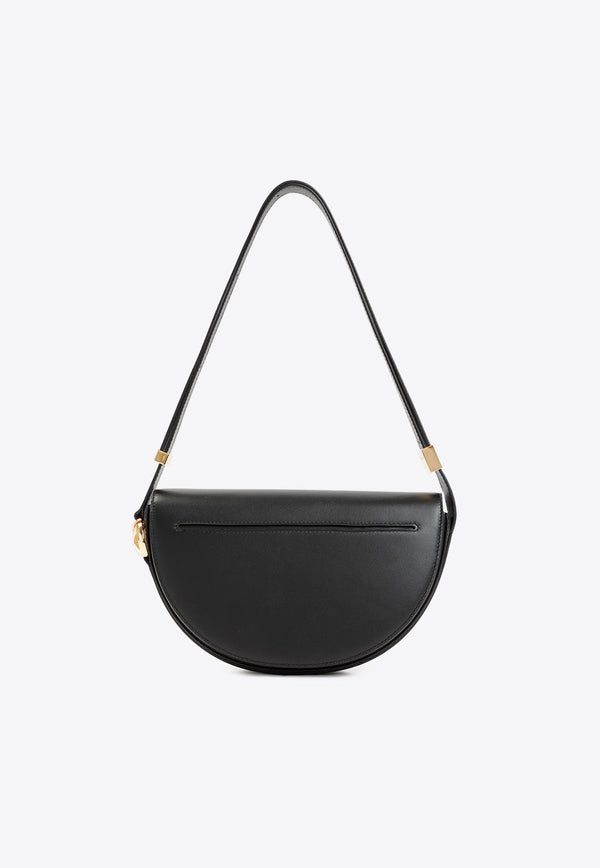 Logo Leather Shoulder Bag