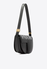 Logo Leather Shoulder Bag