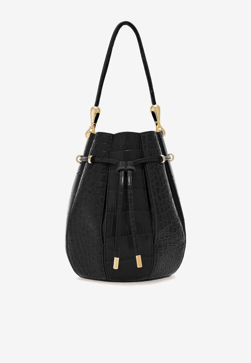 Small Leather Bucket Bag