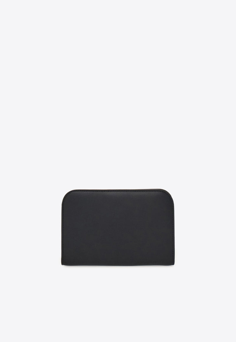 Mini Diana Leather Clutch Bag